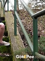 15 pictures - Public pissing compilation from Got2Pee