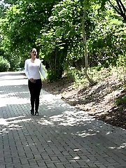 15 pictures - Dark haired girl is seriously desperate to pee