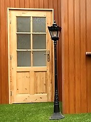 15 pictures - Brunette babe enjoys a pee standing outside