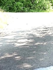 15 pictures - Gorgeous dark haired Rachel pissing in public