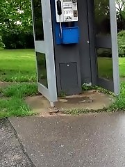 15 pictures - Sexy blonde pulls down her denims and pees