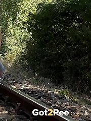 15 pictures - Cute European pisses over the railway line