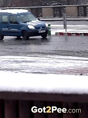15 pictures - Snowy Pee