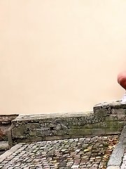 15 pictures - Closeup pissing action for puffy pussy lipped babe