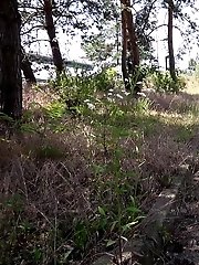 15 pictures - Redhead gets her dress soaked in piss outside