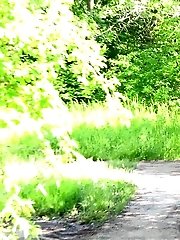 15 pictures - Gorgeous blonde babe squatting to pee