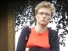 5 movies - Unsuspecting mature lady in glasses filmed urinating in a private setting Part 1