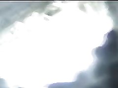 6 movies - Absolutely alluring mom recorded taking a leak in a discreet bathroom booth Part 3