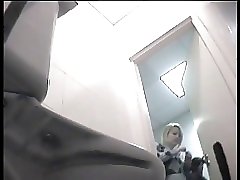 6 movies - Three ladies captured peeing in a secluded toilet Part 2