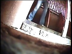 6 movies - Charming senior gals recorded relieving themselves in a park’s bathroom Part 3