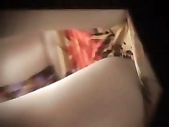 6 movies - Gal in a striped beachwear recorded taking a leak in a private bathroom Part 3