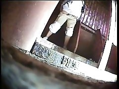 6 movies - Fascinated spectator records gals in a shared female bathroom Part 3