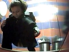 3 movies - Unsuspecting hotties busted watering in toilet