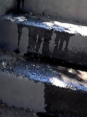 15 pictures - Watch piss trickling down some steps in this scene