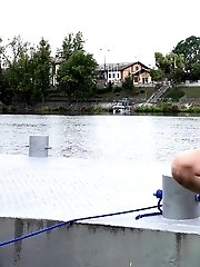 15 pictures - Sweet girl needs to piss as she waits for a bus