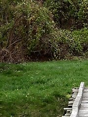 15 pictures - Katy Sky relieves herself on the golf course