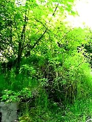 15 pictures - Stunning raven haired babe enjoys a pee standing