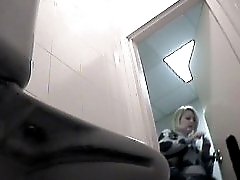 3 movies - Three chicks get filmed weeing in spycammed toilet