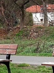 15 pictures - Bench Pissing