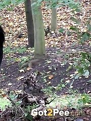 15 pictures - Cute teen is shy but pees while outside