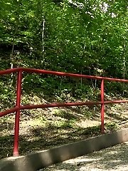 15 pictures - Outdoor pissing for stunning European