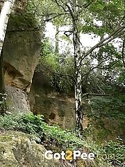 15 pictures - Stunning Lexi Dona pisses outside in the woods