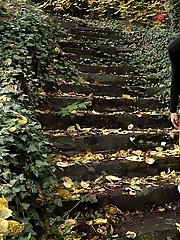 15 pictures - Pretty European gushes her piss while outside