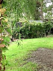 15 pictures - Gorgeous blonde standing to pee outside
